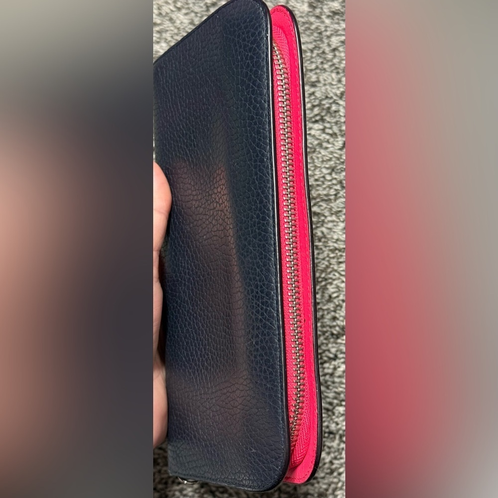Christian Dior large blue/pink wallet - Picture 4 of 13